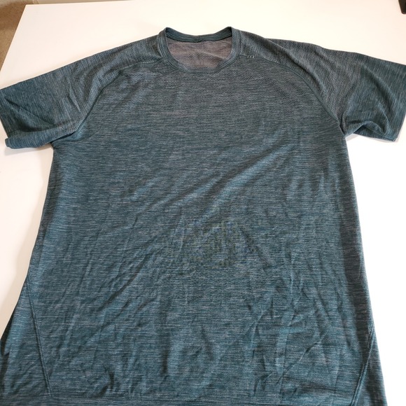 Lululemon Mens XL Green Get Outside Sweaty Dirty Short Sleeve T Shirt - Picture 2 of 7